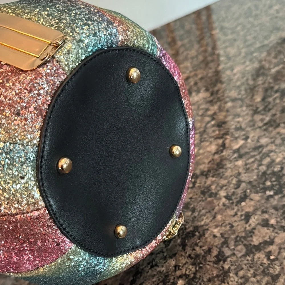 Rainbow Glitter TikTok basketBall Bag NWT - Picture 5 of 13
